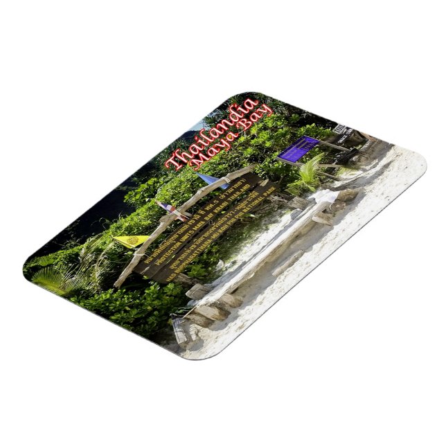 Krabi - Maya Bay - Thailand - Magnet (Left Side)