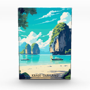 Krabi Thailand Beach Paradise Travel Photo Block