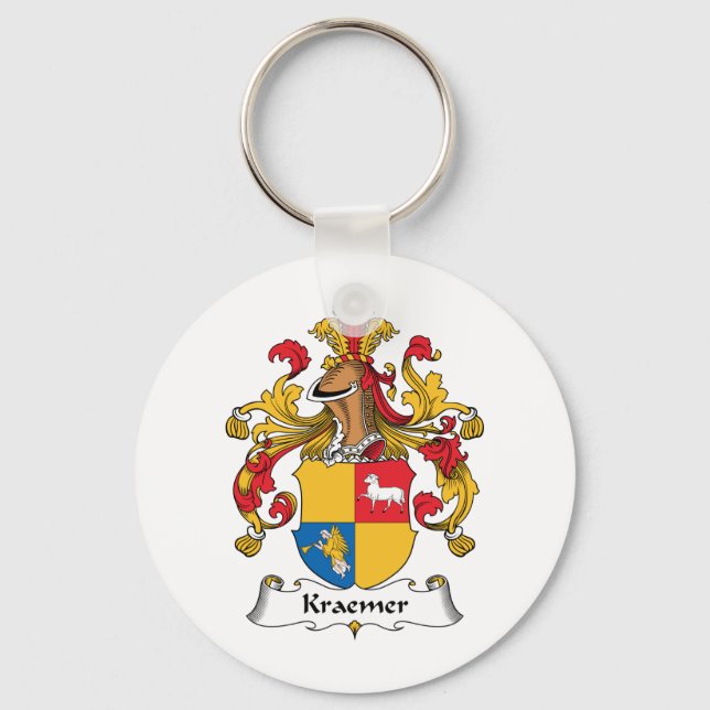 Kraemer Family Crest Keychain (Front)