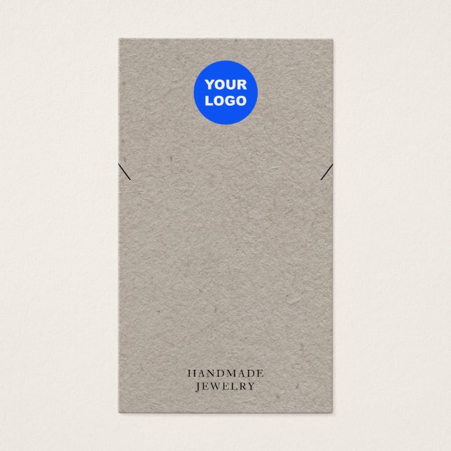 Kraft Add Logo Necklace Bracelt  Display Card (Front)