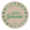 Kraft And Green Brownie | Homemade Edibles Label 