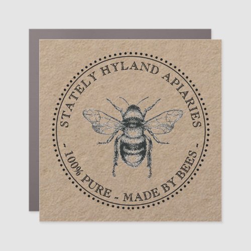 Kraft APIARY MAGNET 100 PURE MADE BY BEES Honey