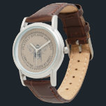 KRAFT APIARY WATCH 100% PURE MADE BY BEE Beekeeper<br><div class="desc">Simulated Kraft Logo with vintage honeybee. Great for promoting your apiary name and honey products !</div>
