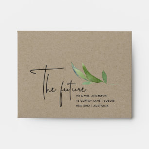 KRAFT FAUNA THE FUTURE MR MRS RSVP RETURN ADDRESS ENVELOPE