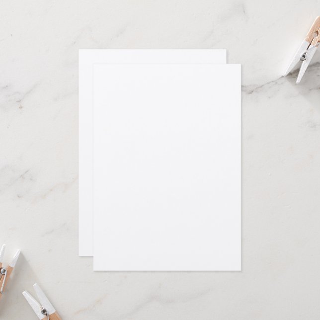 Kraft Flat Card (Front/Back In Situ)