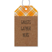 Kraft Ghosts Gather Here Halloween Party Gift Tags