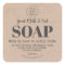 Kraft Handmade Goat Milk Oat Soap Logo Labels