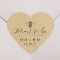 Kraft Heart Meant to Bee Honey Wedding Favor