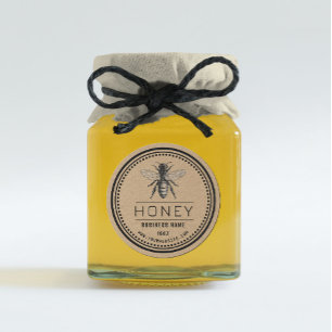 Kraft Honey label Honey Logo