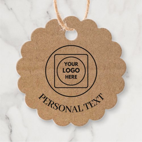 Kraft Logo Text Business Label price tags