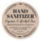 Kraft Organic Handmade Hand Sanitizer Labels
