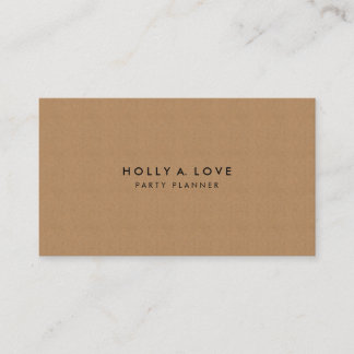 Kraft Paper #2 | Faux Paper Texture | Customizable Business Card