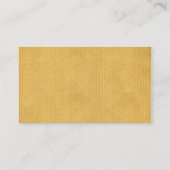 Kraft Paper Business Card (Back)