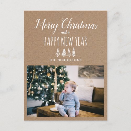 Kraft Paper Christmas  New Year  Holiday Photo