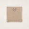 Kraft paper custom logo earring display card