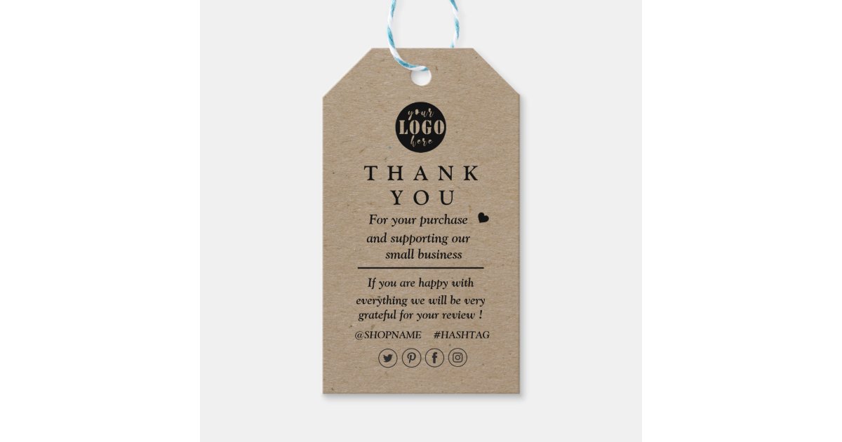 Personalized Thank You Tag Wedding Thank You Tags Corporate Gift