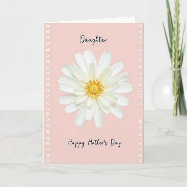 Kraft Paper Daughters Day Card (Front)