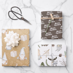 Kraft Paper Gnome Christmas