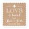 Kraft Paper Honey Bee Wedding Favor Jar