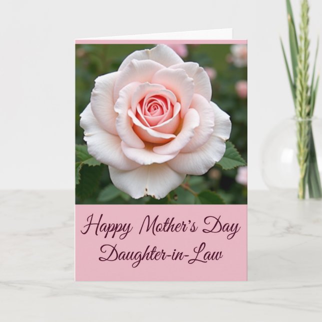 Kraft Paper Pretty Flower Card (Front)