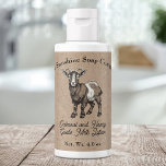 Kraft paper style Goat's Milk Cosmetics Label
