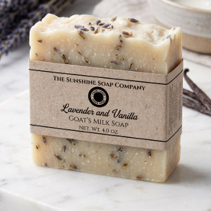 Kraft Paper Style Soap Belly Band with Logo
