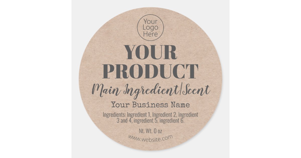 Kraft Product Labels | Zazzle