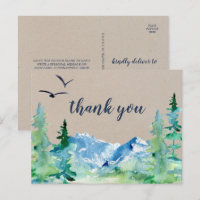 Kraft Rocky Mountain Thank You Postcard