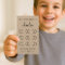 Kraft Rustic | Kids Good Behavior Punch Card