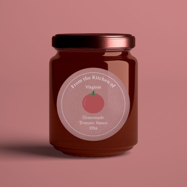 Kraft & Rustic Tomato Sauce Label Sticker (Kraft & Rustic Tomato Sauce Label Sticker)