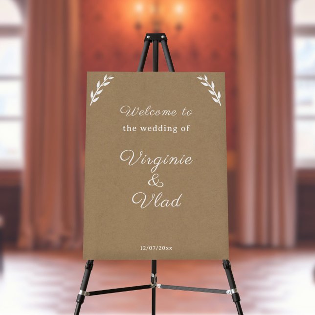 Kraft & Rustic Wedding Foam Board (Kraft & Rustic Wedding Foam Board)