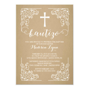 Spanish Baptism Invitations 10