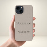 Kraft Style Business Long Custom Logo Text Rustic  iPhone 13 Case<br><div class="desc">Promote your business with this cool iPhone case,  featuring kraft style background,  custom logo & text. Easily add your details by clicking on the "personalize" option.</div>