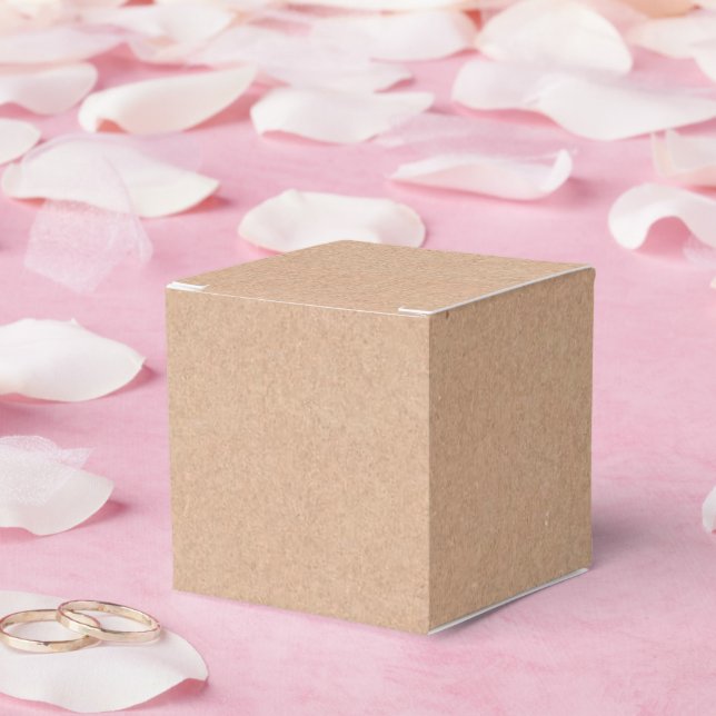 Kraft Style Pattern Classic Favor Boxes (Wedding)