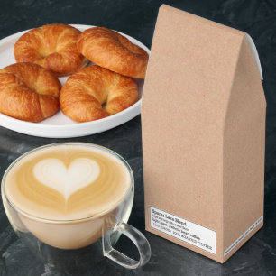 Kraft Style Textured Packaging Roasted Coffee
