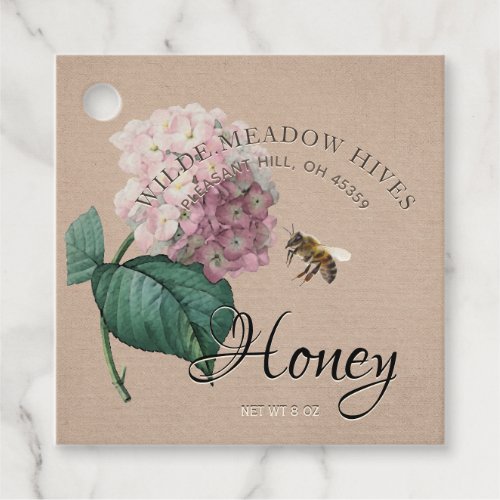 Kraft Wildflower Honey with Realistic Bee  Favor Tags