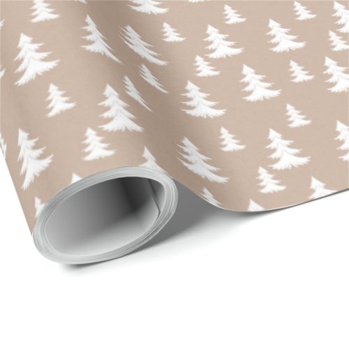 Kraft Winter White Christmas Elegant  Wrapping Pap Wrapping Paper