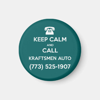 Kraftsmen Auto Keep Calm Magnet