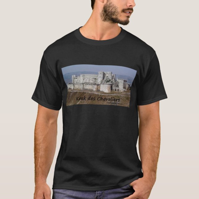 Krak Des Chevaliers, a Crusader Castle T-Shirt (Front)
