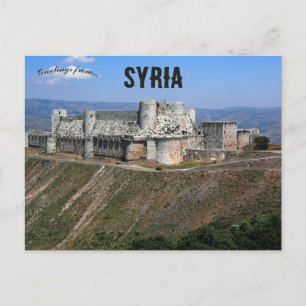 Krak des Chevaliers Syria Postcard