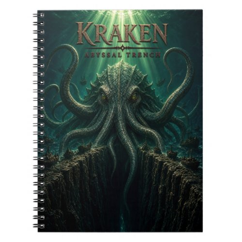 Kraken Abyssal Trench Dark Cinema Notebook