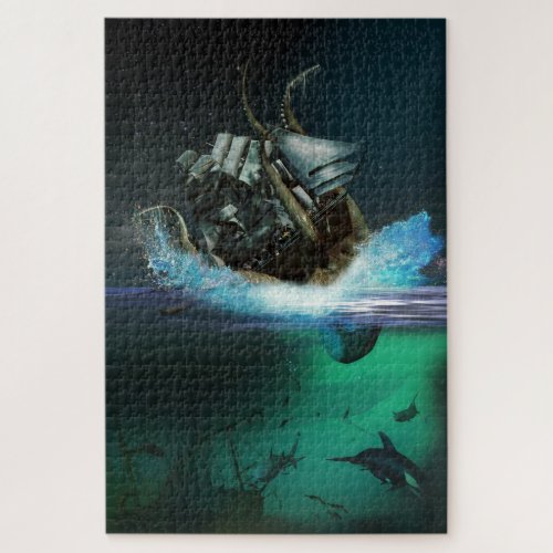 Kraken Attack 1000 Puzzle