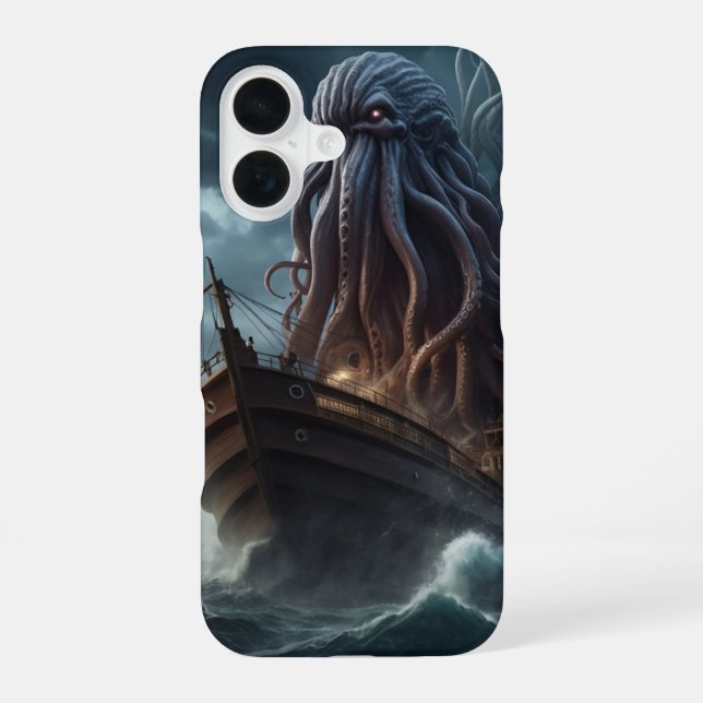 Kraken Attack Iphone Case (Back)
