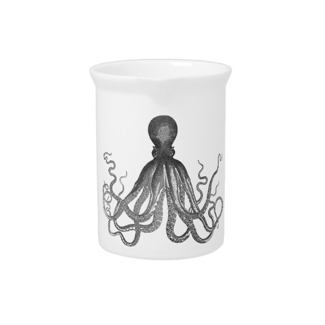 Kraken - Black Giant Octopus / Cthulu Beverage Pitcher (Front)