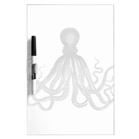 Kraken - Black Giant Octopus / Cthulu Dry Erase Board