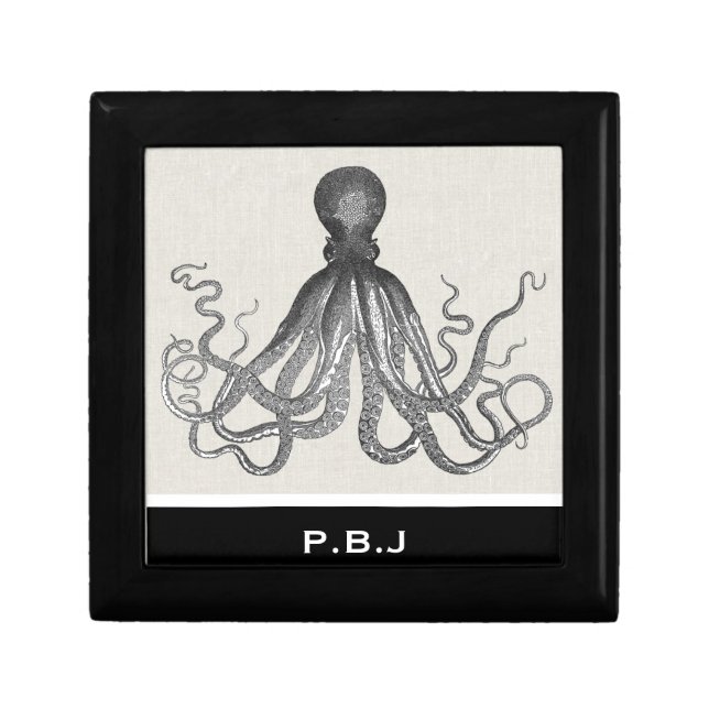 Kraken - Black Giant Octopus / Cthulu Gift Box (Front)