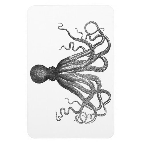 Kraken _ Black Giant Octopus  Cthulu Magnet