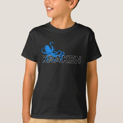 Kraken  Blue T_Shirt