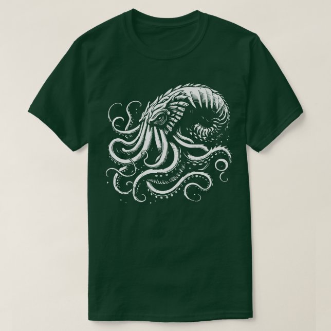 kraken drawing T-Shirt (Design Front)