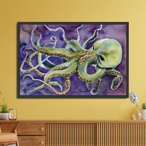 Kraken Dreams Framed Art